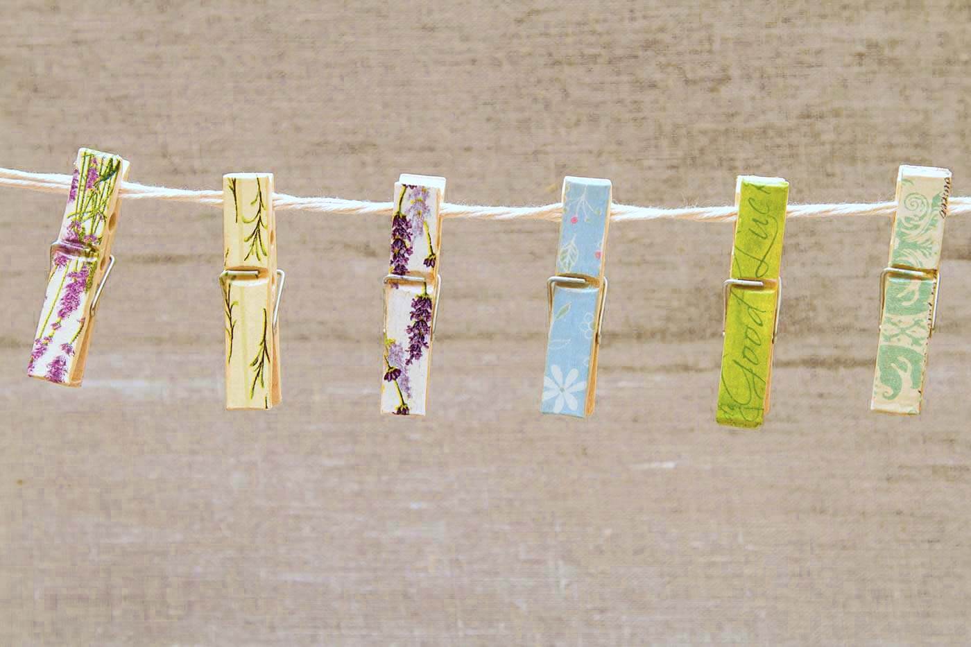 pinces à linge colorées