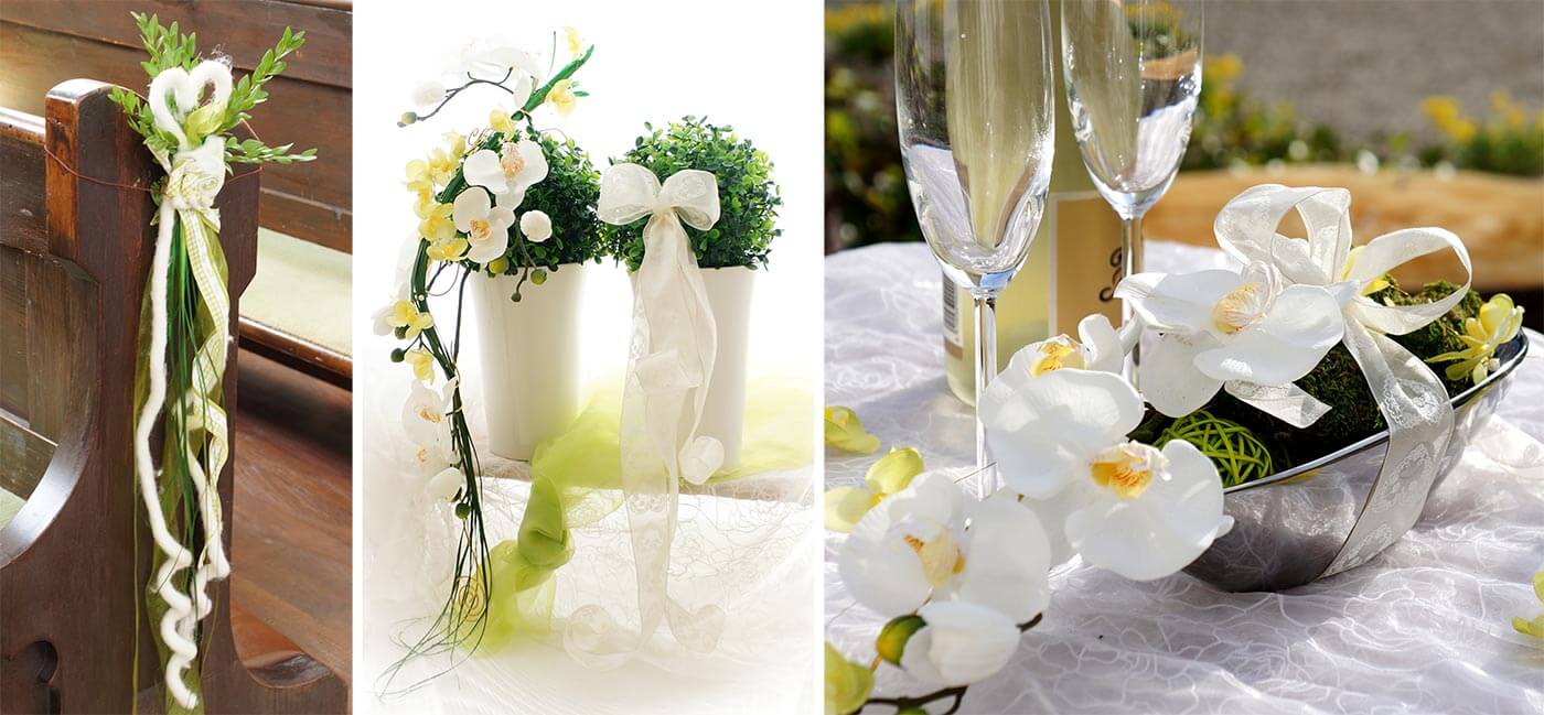 diy fleurs en soie décoration de mariage