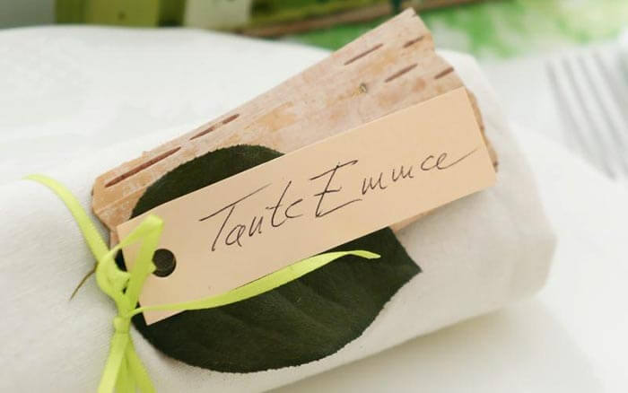 diy faire une carte de table mariage