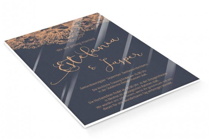 cartons d'invitation de mariage en acrylique