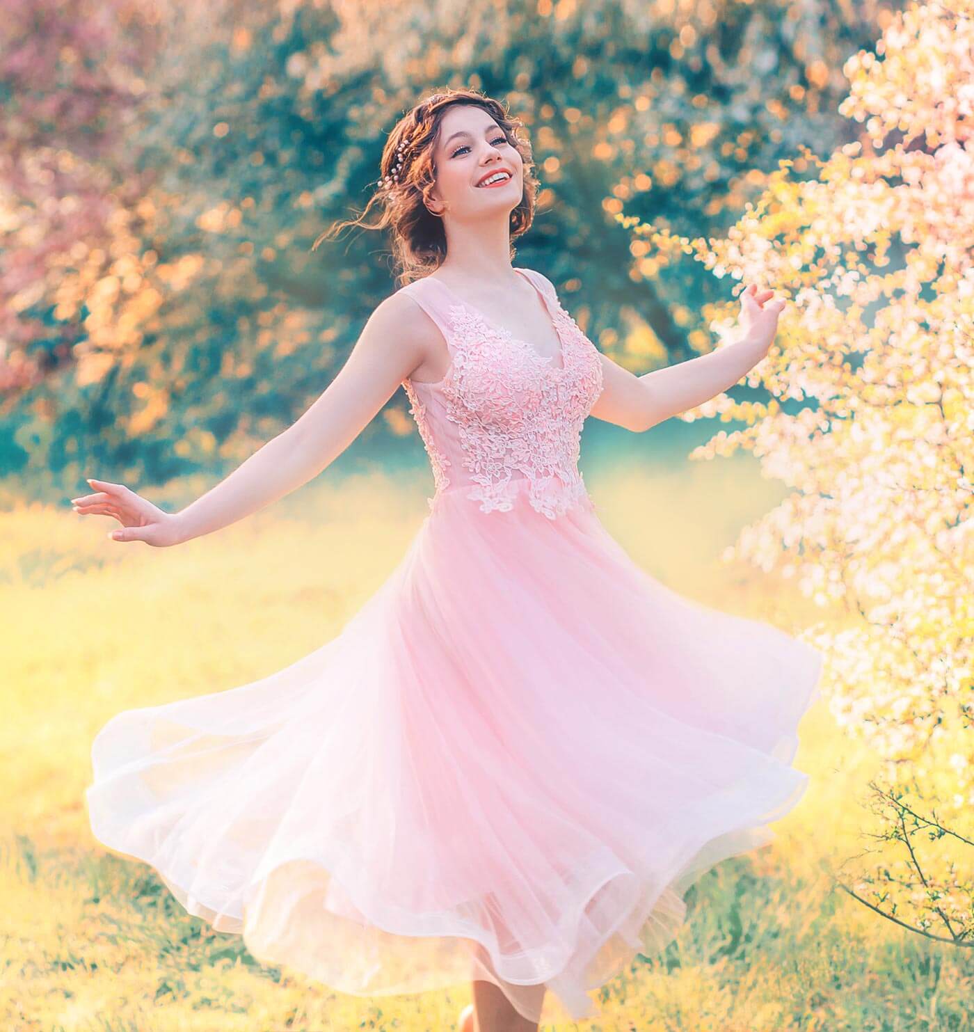 Robes de mariée de couleur à la mairie