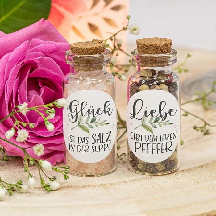 Greenery wedding guest gift