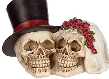 Halloween Hochzeitspaar