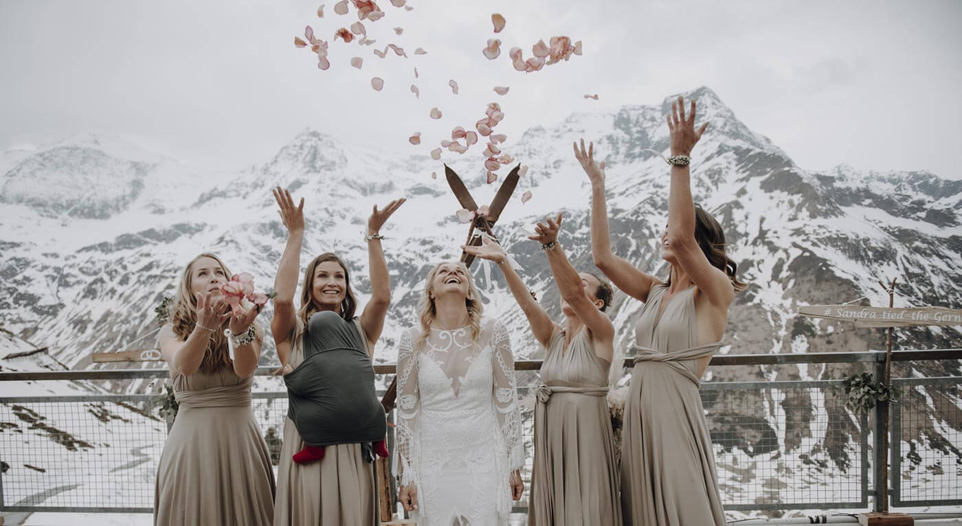 mariage dans les Alpes