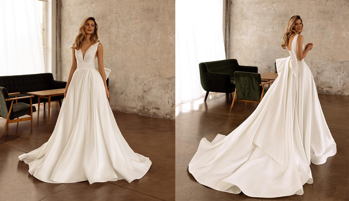 robe de mariée minimaliste