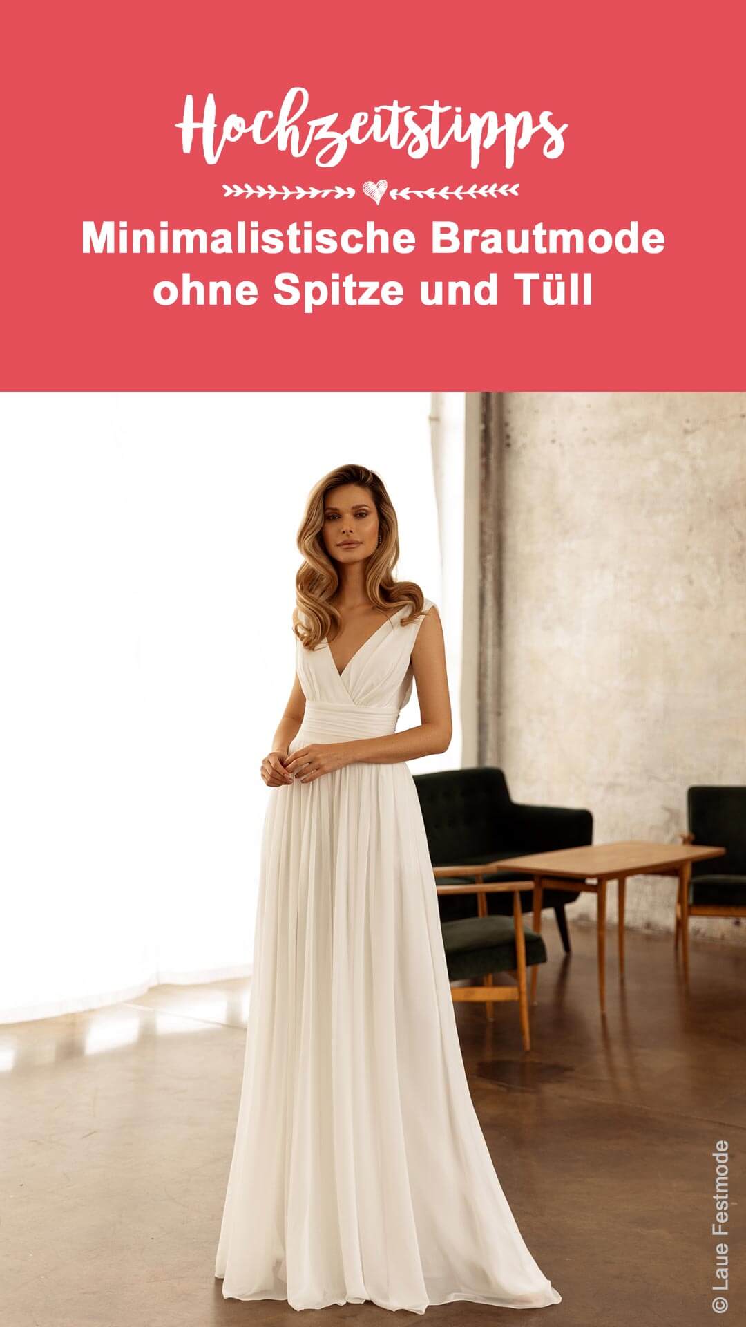 Robe de mariée sans tulle