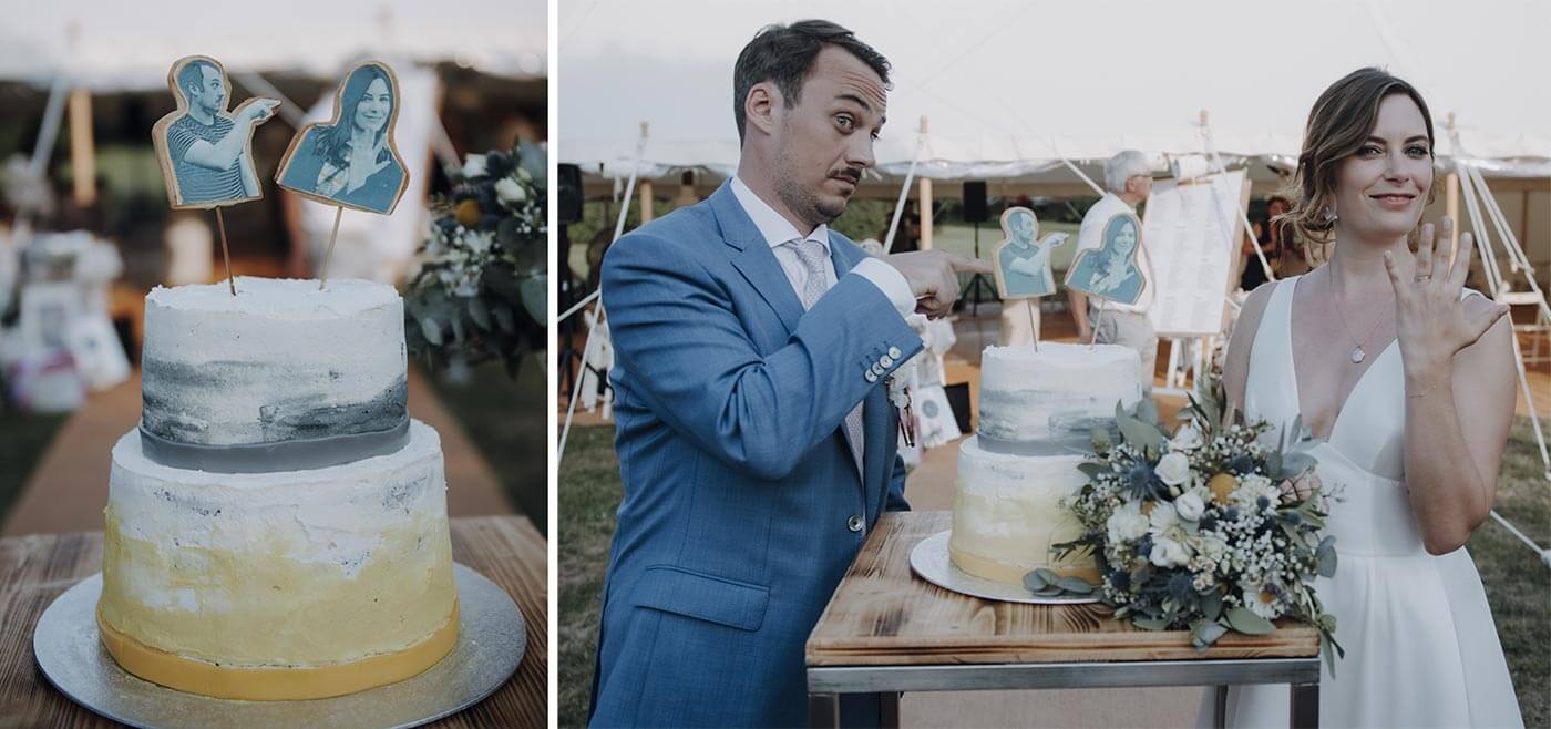 Topper de gâteau rigolo