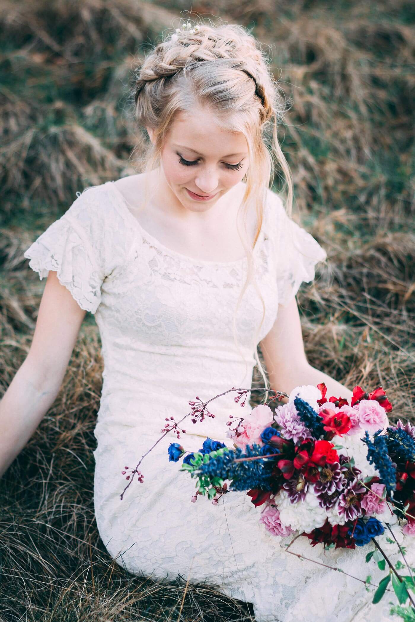 dentelle romantique robe de mariée vintage