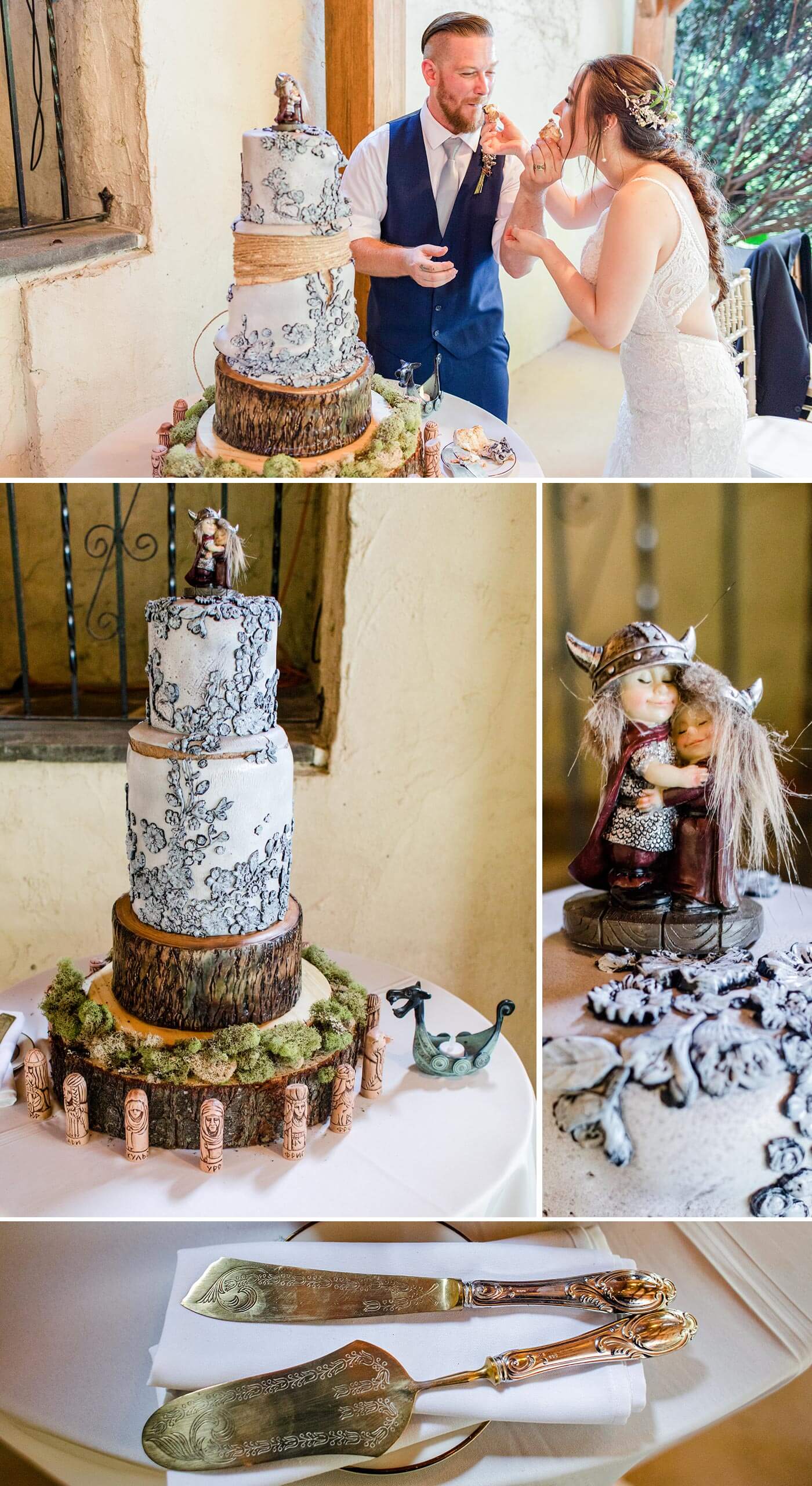 gâteau de mariage viking