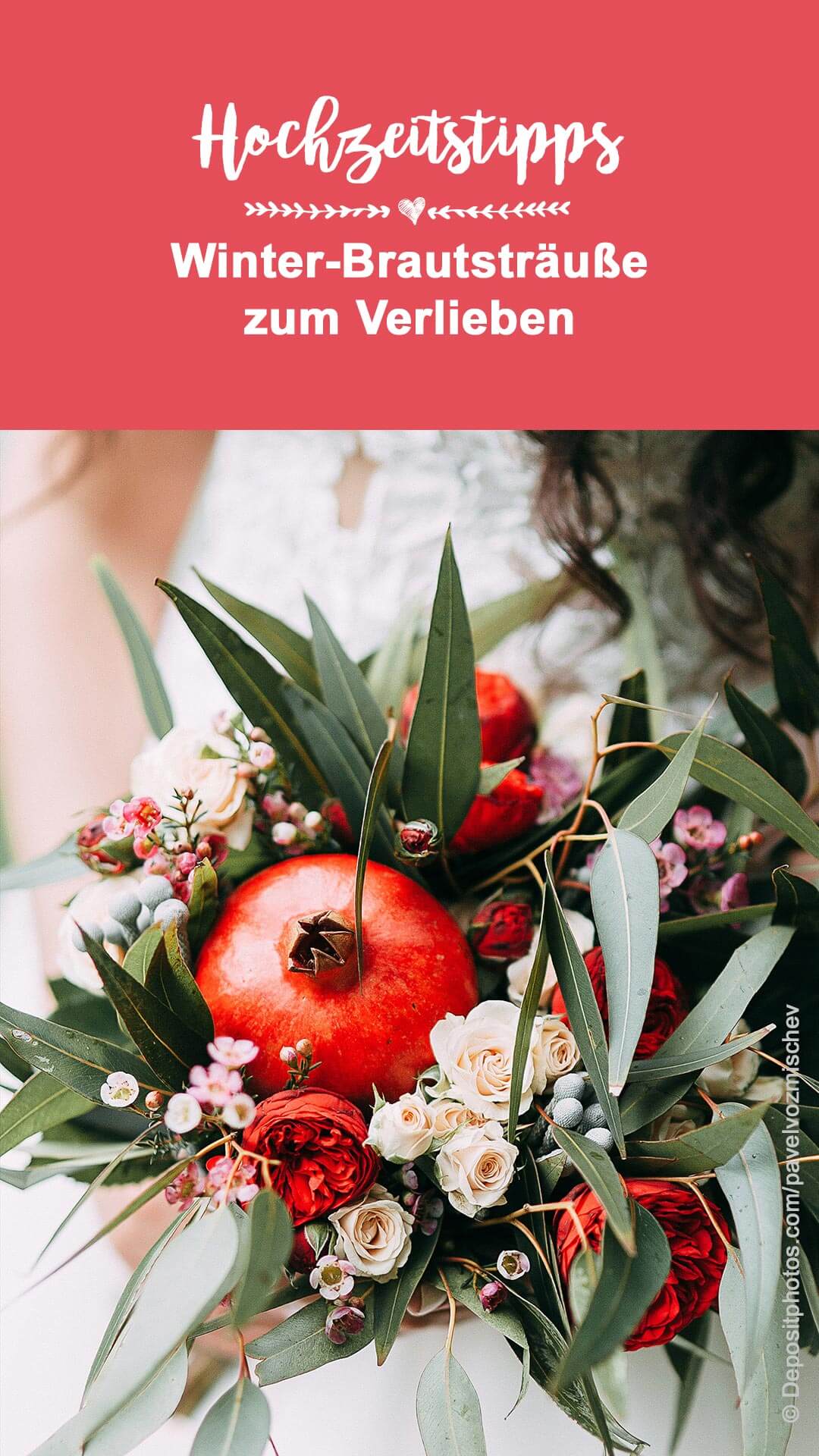 bouquets de mariée d'hiver